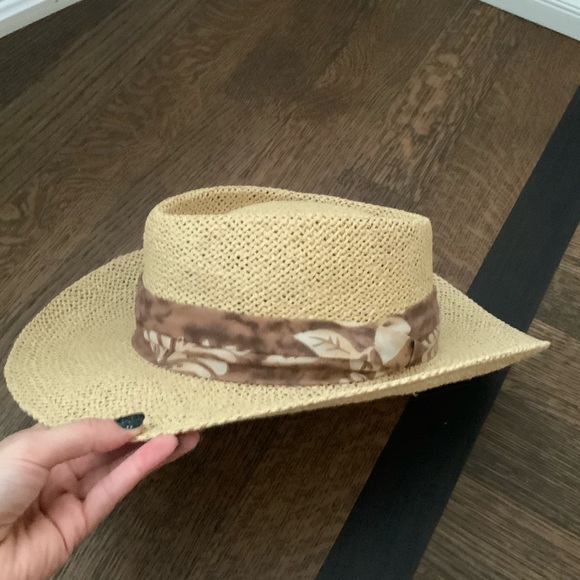 Straw Fedora Hat Unisex Style Adult One Size BRAND NEW Beach pool Vacation - Picture 9 of 10